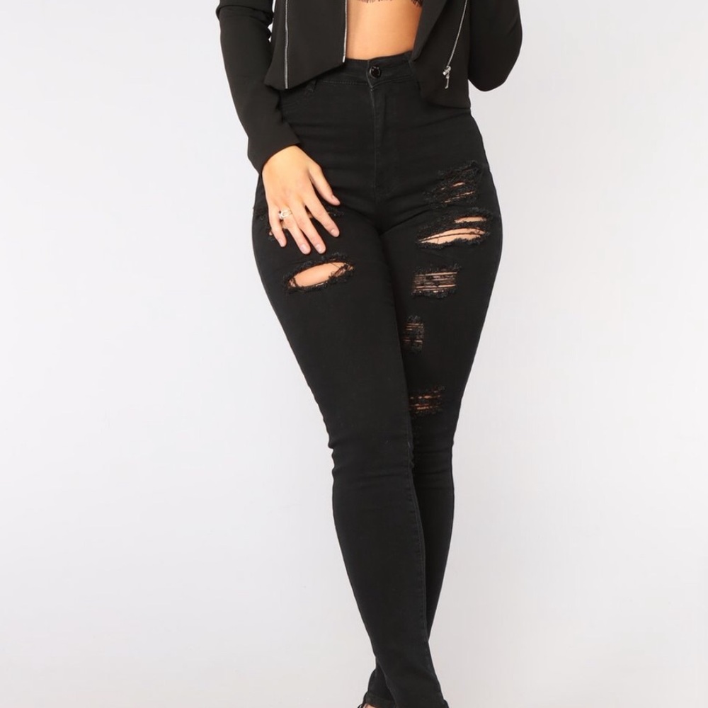 You Got It Girl Black Jeans